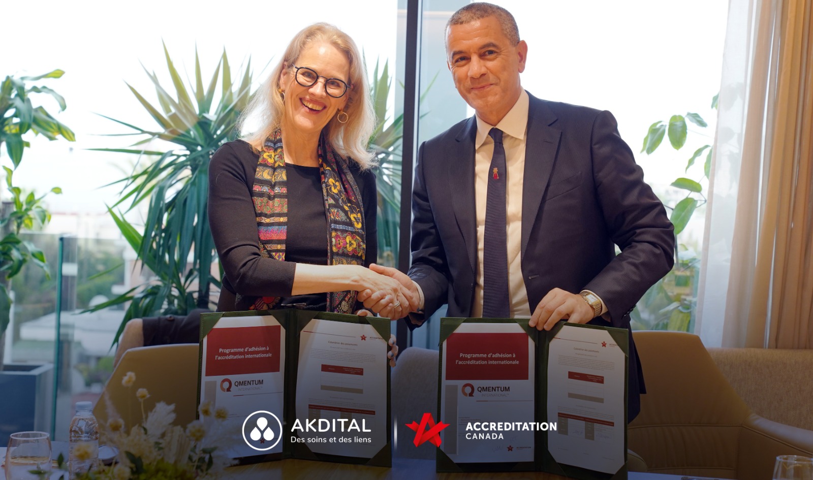 Le Groupe Akdital obtient l'accréditation Platine Qmentum International décernée par Accréditation Canada